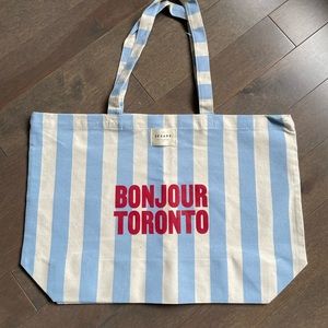 New Sezane tote “Bonjour Toronto”